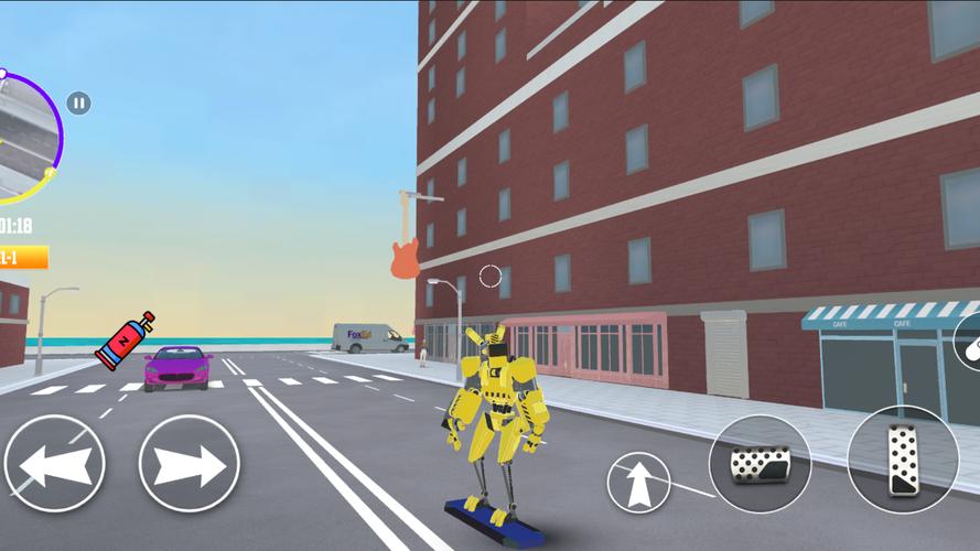 IRON NINJA Robot Adventures Capture d'écran 2