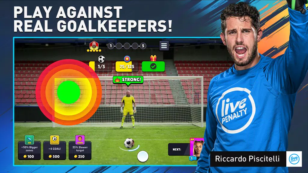 Soccer Penalty: Live Goalie Ảnh chụp màn hình 0
