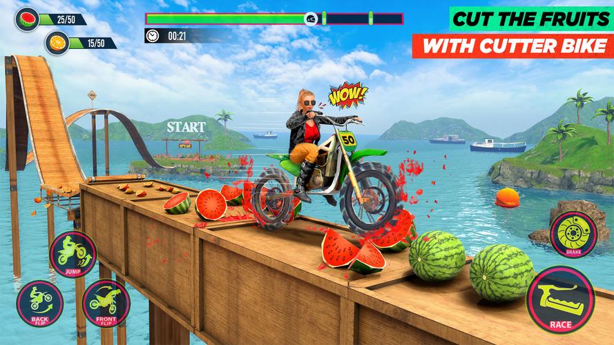 Bike Stunt Game: Tricks Master 螢幕截圖 1