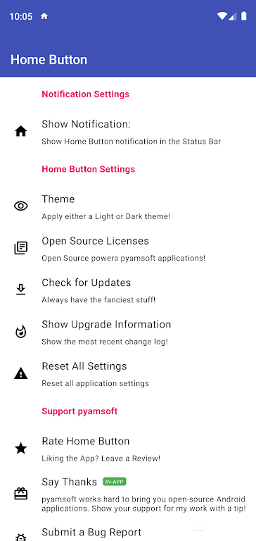 Home Button Screenshot 2