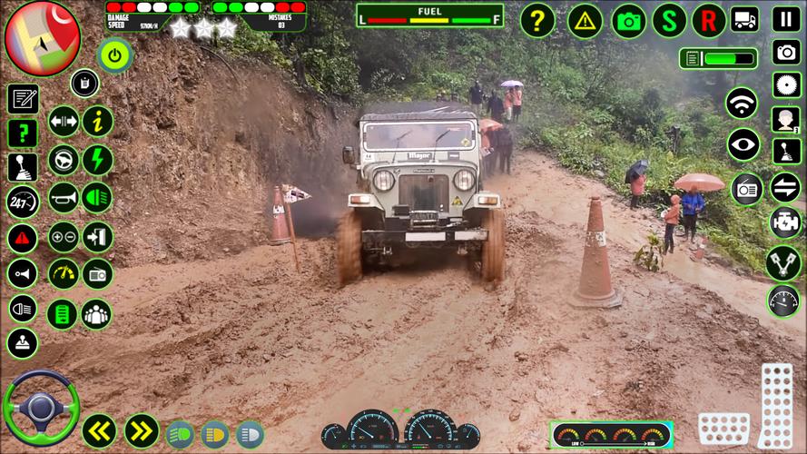 Offroad Jeep Driving Sim 3D スクリーンショット 2