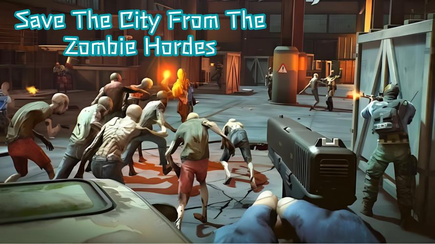 Zombie Apocalypse-Dead City Captura de pantalla 1