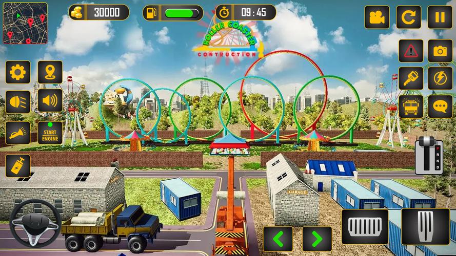 Roller Coaster Builder Game 스크린샷 1