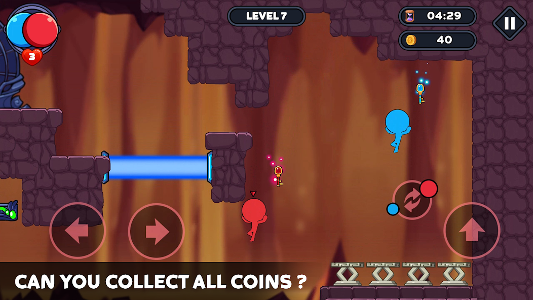 Stick World: Red Blue Journey Mod スクリーンショット 0