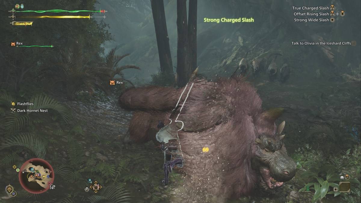 Congaala'ya karşı Büyük Kılıç Kullanarak Monster Hunter Wilds'ta Bir Avcı