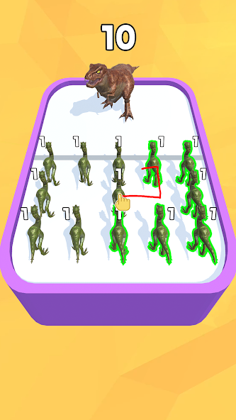 Merge Master: Dinosaur Monster Mod Captura de pantalla 2