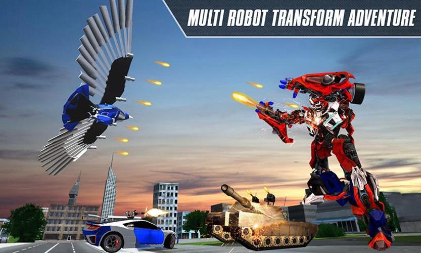 Multi Robot Transform Car Game 螢幕截圖 0