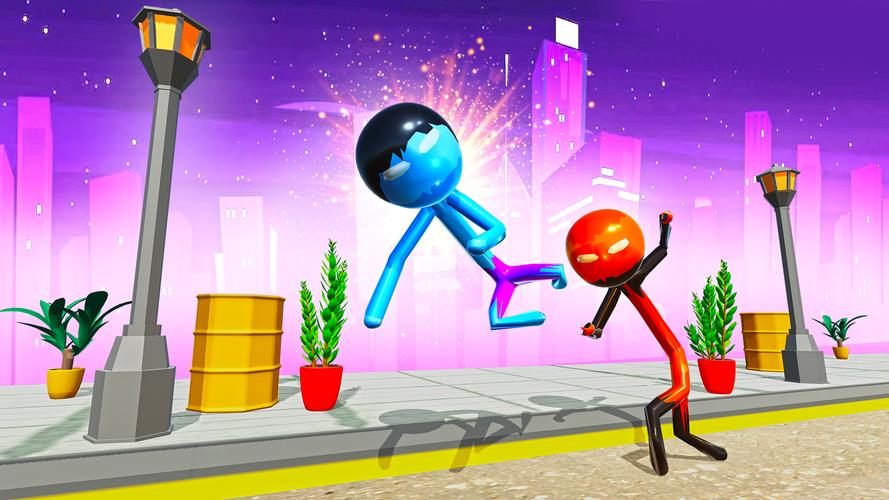 Stickman Ninja Fight: Ropehero Captura de pantalla 3