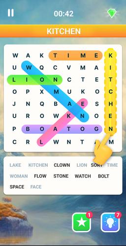 Word search - Word games ภาพหน้าจอ 3