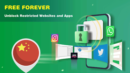 China VPN Proxy - Unlimited Super Fast VPN 螢幕截圖 1