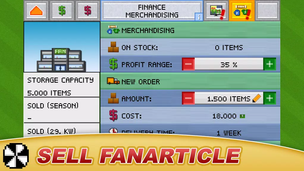Soccer Pocket Manager Capture d'écran 3