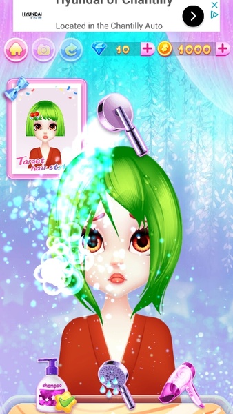 Fashion Hair Salon Games Screenshot 0