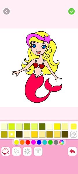 Mermaids Coloring Screenshot 3