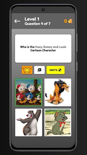 Guess Cartoon Character Quiz 螢幕截圖 3