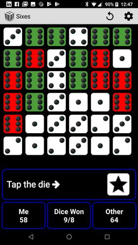 Sixes Captura de tela 3