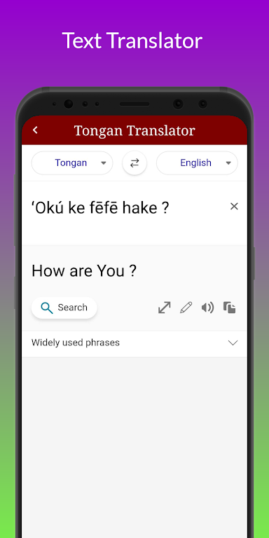 Tongan Translator Screenshot 2