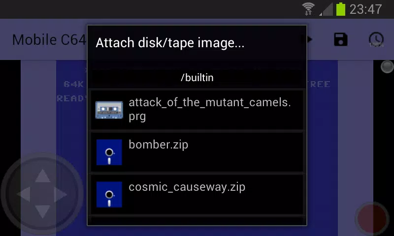 Mobile C64 Screenshot 2