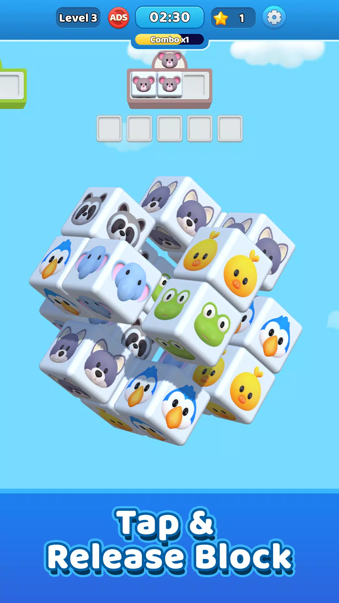 Tap Jam Master: Cube Sort 3D Ekran Görüntüsü 1