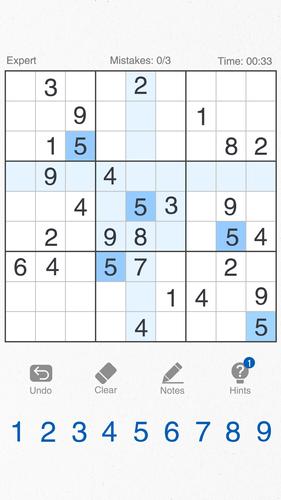 Sudoku-Classic Brain Puzzle Capture d'écran 0