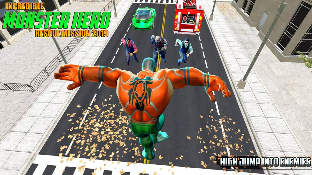 Incredible Monster Superhero Crime City 2018 স্ক্রিনশট 1