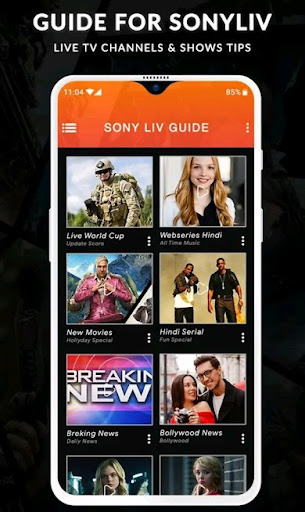 SonyLiv - Live TV Shows, Cricket & Movies Guide 螢幕截圖 2