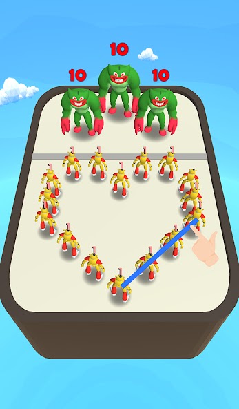 Merge Monster: Frog Evolution Mod スクリーンショット 0