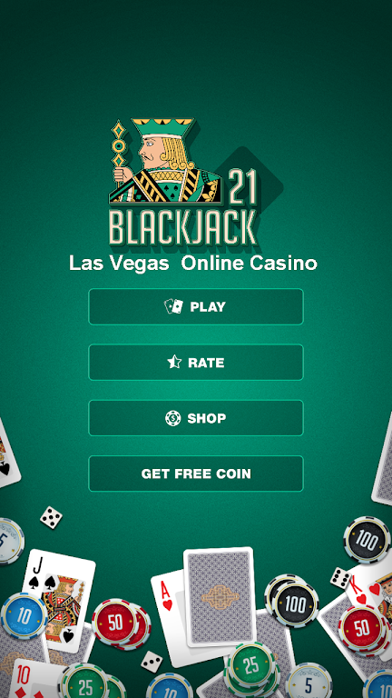 BlackJack 21: Las Vegas  Online Casino Game Screenshot 0