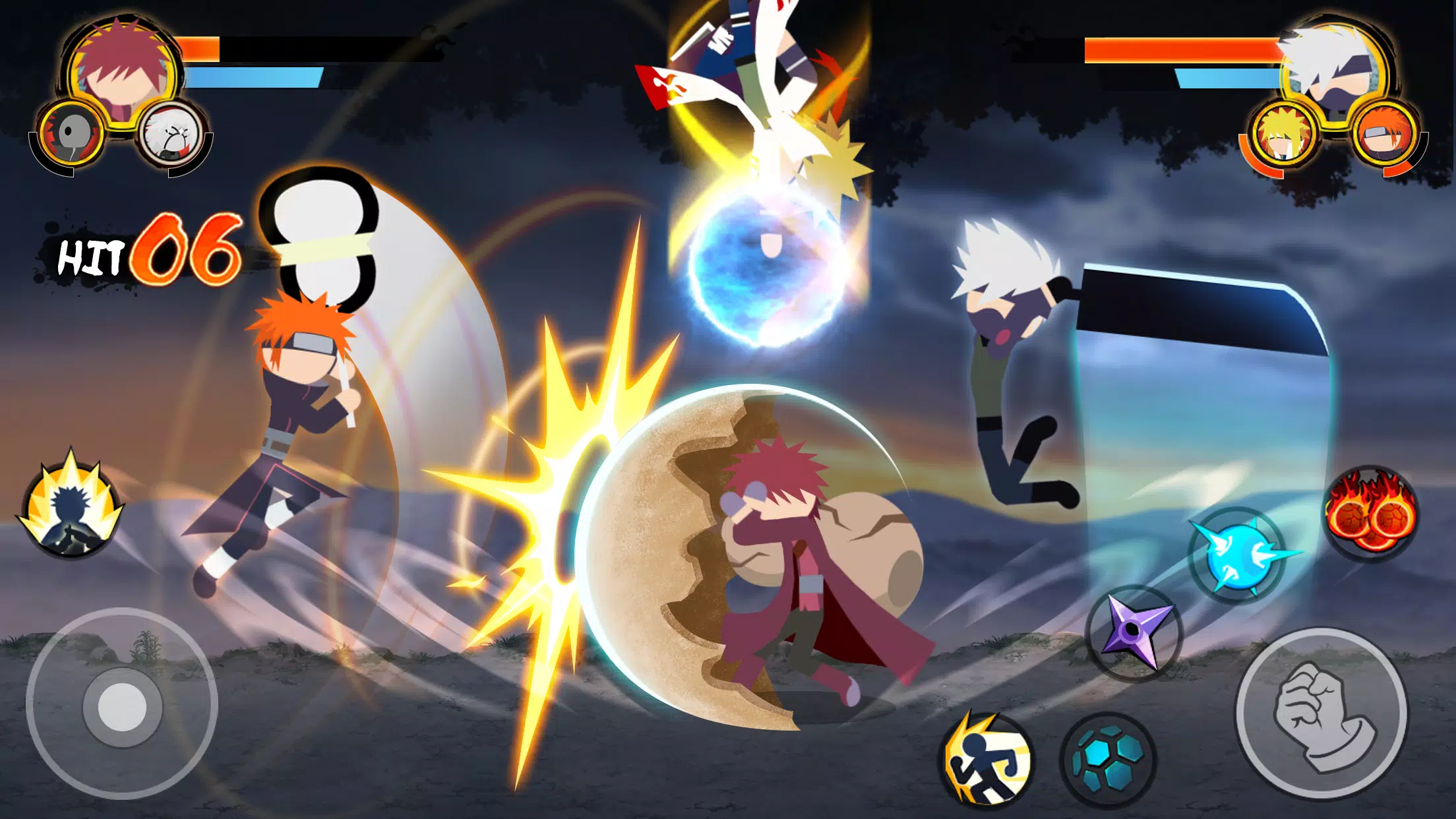 Stick Ninja - 3v3 Battle应用截图第3张