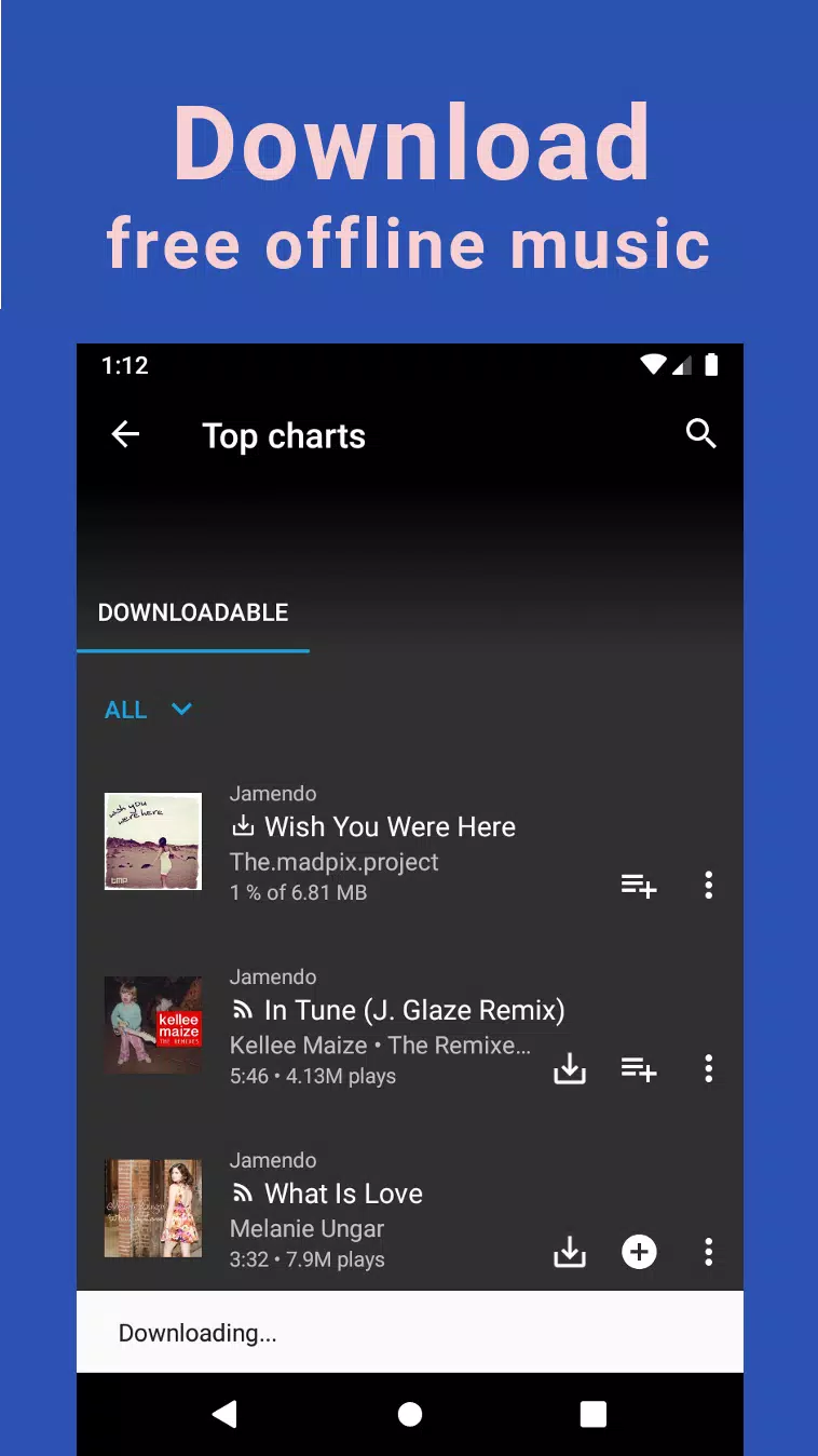 Unlimited MP3 Music Downloader Tangkapan skrin 1