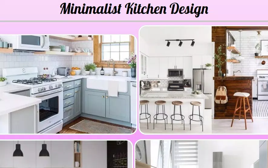 Minimalist Kitchen Design Tangkapan skrin 0
