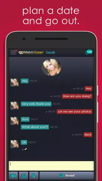 Free Dating App & Flirt Chat - MatchOcean Schermafbeelding 1