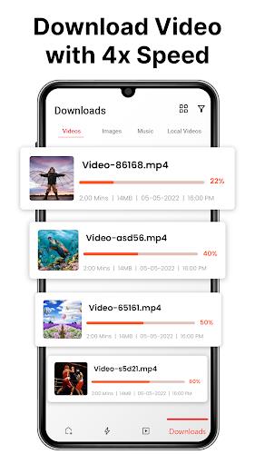 V - All Video Downloader ဖန်သားပြင်ဓာတ်ပုံ 2