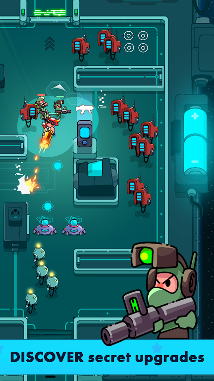 Space Squad: Crash Robots Screenshot 0