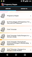 Pregnancy Stages Screenshot 1