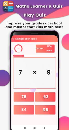 Learn Math : mental arithmetic Screenshot 2