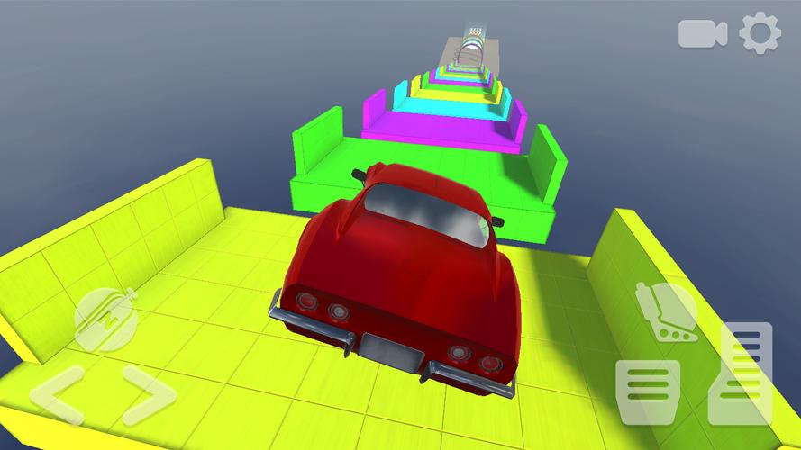 Mega Ramp Car Stunts Car Races Captura de pantalla 1