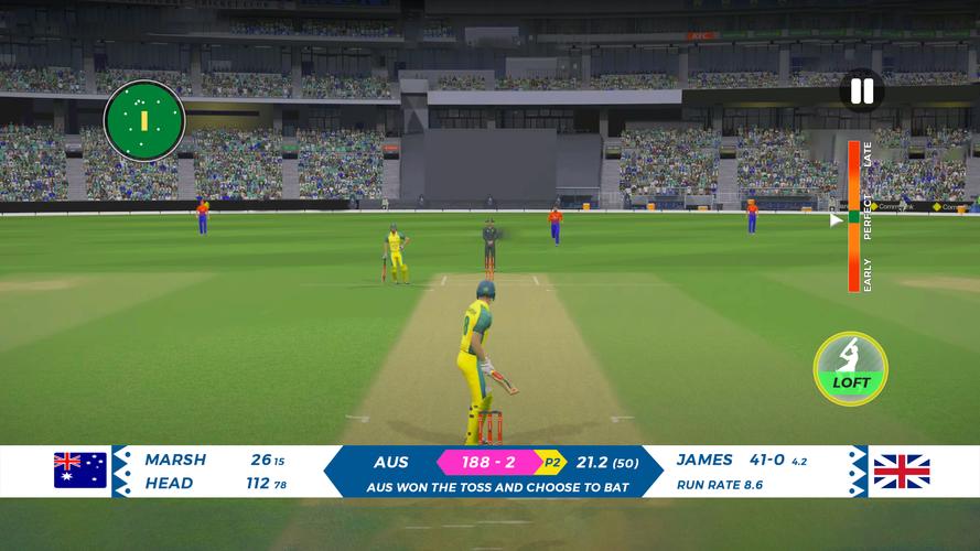 Real T20 Cricket Games 2023 ဖန်သားပြင်ဓာတ်ပုံ 0