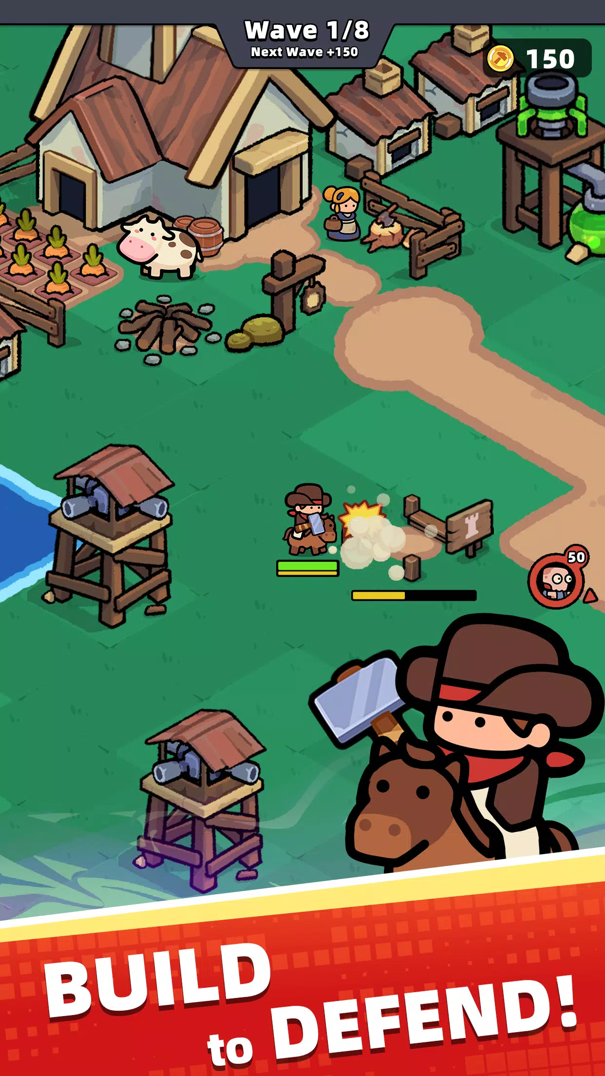 Townfall: Defense from Zombies Tangkapan skrin 0