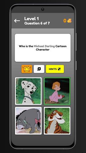 Guess Cartoon Character Quiz 螢幕截圖 1