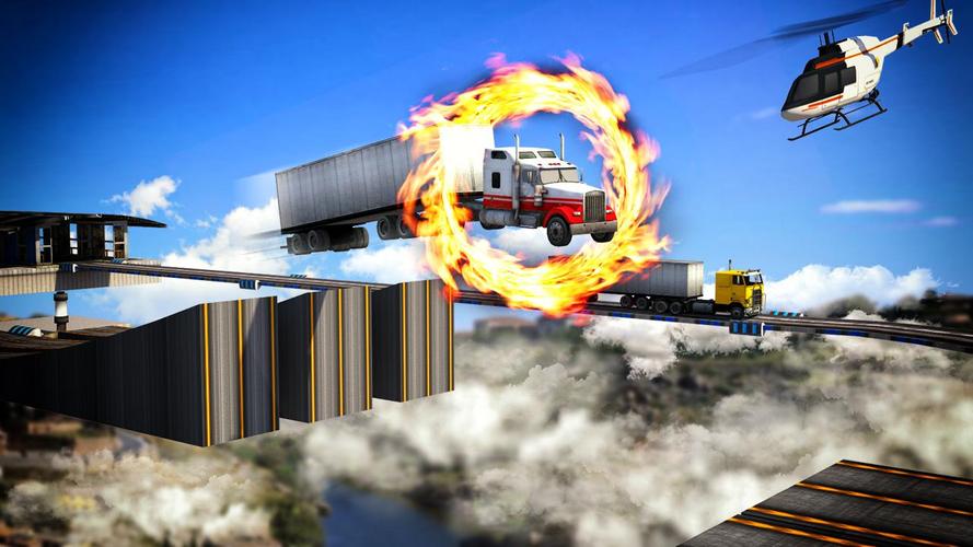 Impossible 18 Wheeler Truck Dr Screenshot 2