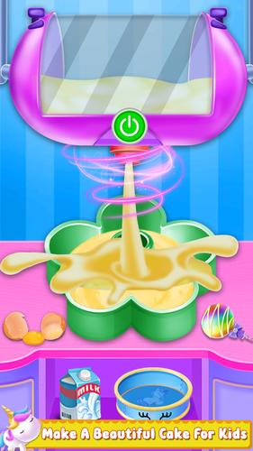 Unicorn Cake Maker-Bakery Game Скриншот 3