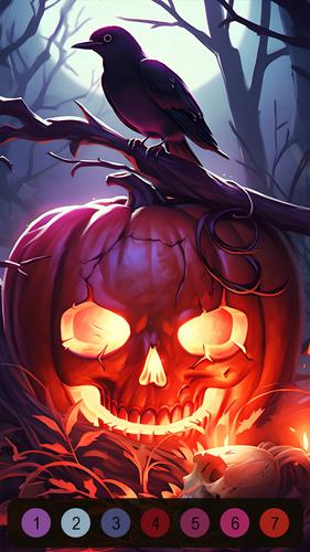 Halloween Witch Coloring Games应用截图第2张