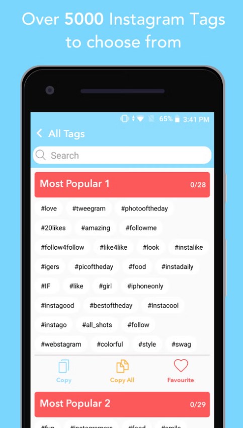 Hashtags - for likes for Insta 스크린샷 2
