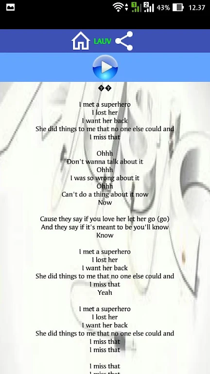 Superhero Song Ảnh chụp màn hình 1