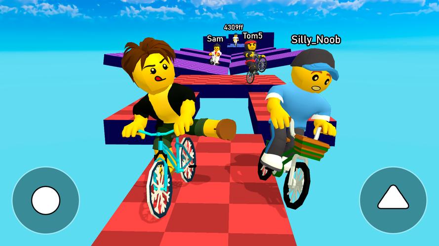 Obby bike: Parkour Adventure ဖန်သားပြင်ဓာတ်ပုံ 3