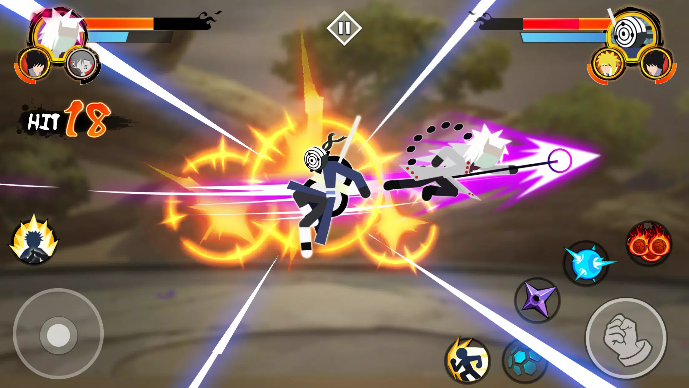 Stick Ninja - 3v3 Battle应用截图第1张