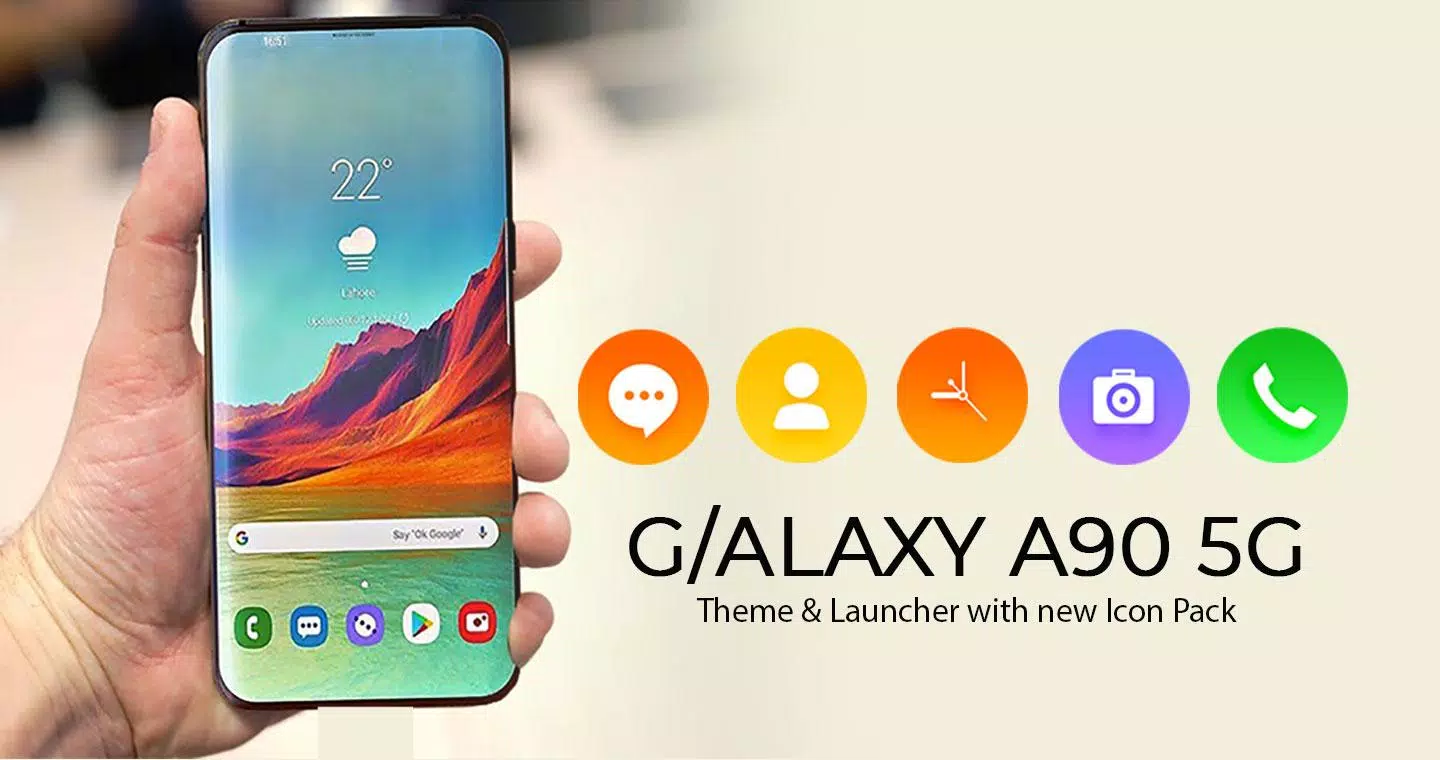 Samsung Galaxy A90 5G Launcher 螢幕截圖 1