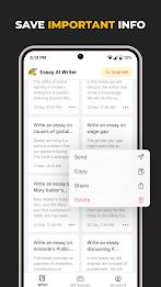 AI Writing: Essay Screenshot 3