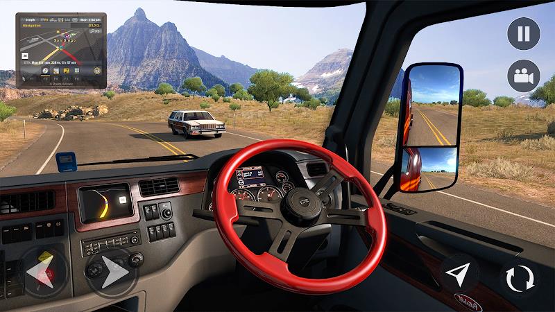 American Truck Driving Games Скриншот 1