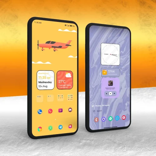 MiUI 14 KWGT Ảnh chụp màn hình 3